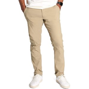 Pantalon chino pour hommes en velours côtelé taille moyenne style Hip Hop tissu extensible respirant de couleur unie design personnalisé - Product Image 4