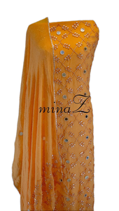 Gota patti salwar kameez ที่มีการปักหลากสีสำหรับงานปาร์ตี้ - Product Image 6