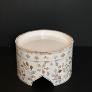 Handmade Luxury Mother of Pearl Tray Mother of Pearl <b>Cake</b> <b>Stand</b> for Arabian Mother of Pearl Inlaid Serving Trays - Product Image 3