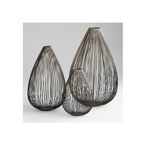 Florero de decoración Floral de escritorio, soporte de Metal dorado, floreros para boda, Base de Metal, floreros de vidrio - Product Image 6