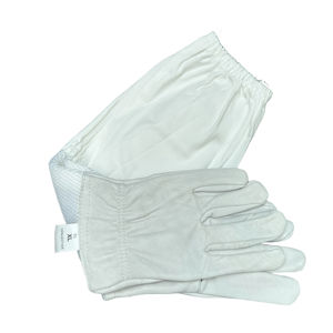 Beekeeper Gloves Ventilated Apiculture Beekeeper Prevent Beehive Tools Beekeeping Bee Gloves (Yellow or White <b>Net</b>) - Product Image 4