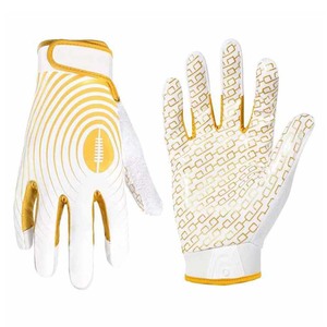 Recién llegado, guantes de fútbol americano hechos a medida, diseño de agarre, guantes de fútbol americano para exteriores - Product Image 4