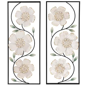 Home Interior House <b>Bedroom</b> and Living Room Display Lobby Red Black Color Metal Frame Hanging Metal Wall Art in Low Price - Product Image 3