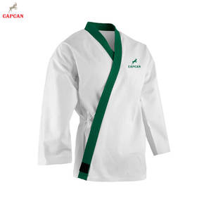 ชุดยูโดคาราเต้ผ้าฝ้ายแท้ 100% ราคาถูก ดีไซน์ด้านหน้าแบบกำหนดเอง สินค้ามาใหม่ ชุดต่อสู้ - Product Image 2