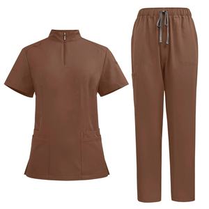 2025 nuevo personalizado al por mayor enfermera Scrubs traje uniformes de hospital médico enfermera uniforme Jogger enfermera Scrubs uniformes conjuntos - Product Image 5