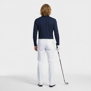 Camisa Polo de golf de manga larga bordada personalizada, ajuste regular para hombres - Product Image 2