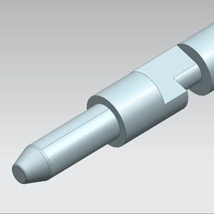 Composant de moulage mécanique industriel en acier inoxydable à longue broche avec emballage en boîte de qualité supérieure - Product Image 1