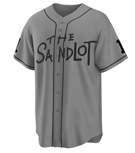 เสื้อเบสบอลสำหรับผู้ชาย เสื้อเชิ้ตติดกระดุมลำลอง แขนสั้น ชุดกีฬาทีม - Product Image 1