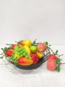 Panier à fruits rond élégant en métal 2026, plateau de table de luxe pour la cuisine, la salle à manger, les cadeaux et la présentation d'événements - Product Image 2
