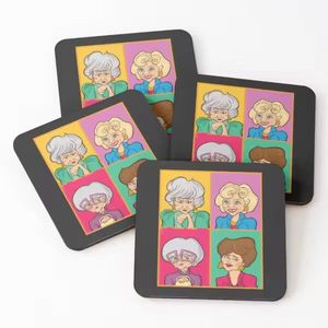 Sous-verres incrustés en laiton Forme et taille personnalisées Sous-verres en liège pour boissons Ensemble mignon de sous-verres pour tasses à café - Product Image 3