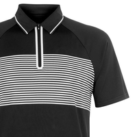 Camiseta Informal de Alta Calidad, Tejida y Estampada, con Bordado 3D, de Algodón/Fibra de Bambú, Transpirable, con Logotipo Frontal, para Hombre