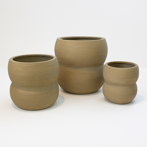 กระถางไฟเบอร์สโตนน้ำหนักเบาทันสมัยพร้อมซีเมนต์สำหรับบ้านสวนสำนักงานระเบียงและตกแต่งกลางแจ้งเชิงพาณิชย์ทาสีเสร็จ - Product Image 1