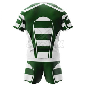 Uniformes de rugby sans couture en gros Design d'ensemble respirant avec impression par sublimation de vêtements d'équipe durables - Product Image 2