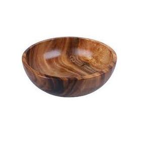 Cuenco de madera natural para servir ensaladas, cuenco de madera de mesa hecho a medida, cuenco de masa para uso doméstico en la cocina - Product Image 3