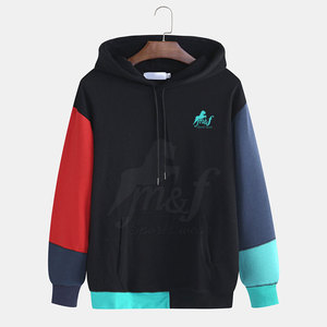 Sweat à capuche pour hommes avec construction en coton mélangé et sensation décontractée Sweat à capuche pour hommes à manches longues - Product Image 1