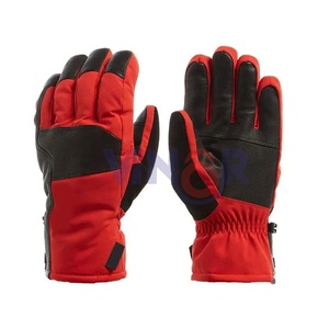 Meilleurs gants de ski par temps froid les plus chauds moufles de ski en cuir coupe-vent pour l'extérieur gants de ski de snowboard pour enfants imperméables d'hiver - Product Image 4