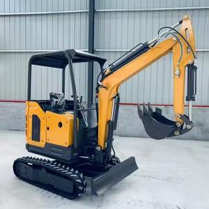 Mini excavadora de 3 toneladas, 3,5 toneladas, excavadora hidráulica sobre orugas de 1 tonelada, excavadora con componente de motor central, envío gratis - Product Image 2