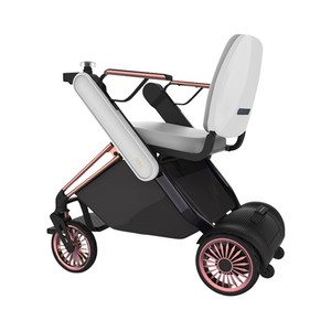 Patinete Eléctrico Plegable Portátil para Exteriores con Batería de 5 Ah, Resistente al Agua, Control por Aplicación, para Adultos y Personas Mayores, Alcance de 20 km, Motor sin Escobillas - Product Image 2