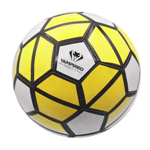 Ballon de football de taille officielle de haute qualité, personnalisé, léger, en cuir PU, cousu à la machine, écologique, durable, pour l'extérieur, en promotion - Product Image 1