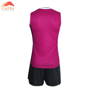 Diseño personalizado de impresión de logotipo de alta calidad Ropa deportiva 100% Poliéster Uniforme de voleibol para mujer - Product Image 6