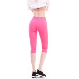 Pantalones cortos de entrenamiento de gimnasio transpirables para mujer con lazo de botón y decoración de patrón logotipo personalizado pantalones cortos de Fitness que absorben la humedad - Product Image 6
