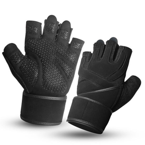Tombola Sports High-Performance Half-Finger Sports Gloves Men Women Breathable Polyester Adjustable Wrist <b>Strap</b> <b>Velcro</b> Fitness - Product Image 1