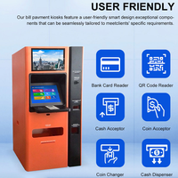 Accepteur de billets de loterie Distributeur automatique de billets Scanner de code QR Machine de kiosque de remboursement de billets avec distributeur de billets