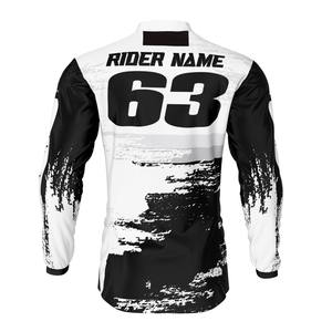 เสื้อยืดแขนยาวระบายอากาศไซส์ XL เสื้อแข่งมอเตอร์ครอสเสื้อกีฬาพิมพ์ซับลิเมชัน - Product Image 3