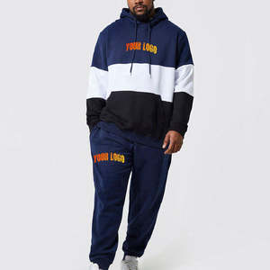 Nueva colección de invierno, chándal de felpa francesa con logotipo personalizado, chándal de gran tamaño de algodón de lana pesado transpirable Unisex para hombres - Product Image 1