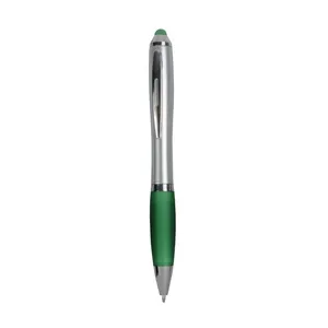 Personalized <b>Silver</b> Twist 16813 <b>Pen</b> with Grip Promotional Gadgets - Product Image 5