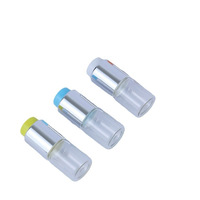 Meilleure vente Poudre lyophilisée Bouche à vis Double compartiment Eau-Poudre Essence mélangée Bouteille d'emballage en verre liquide