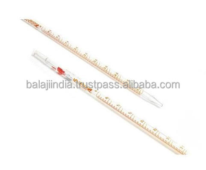 Pipetas Mohr de vidrio de borosilicato, pipetas graduadas de laboratorio de excelente calidad, venta al por mayor directa de la India para uso en laboratorio - Product Image 4