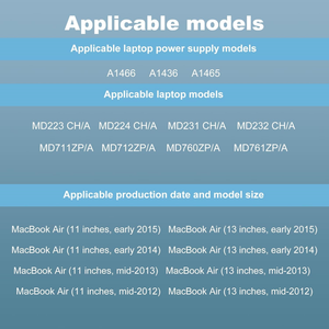 <span class=keywords><strong>Cargador</strong></span> Rápido con Enchufe EU UK US para <span class=keywords><strong>MacBook</strong></span> <span class=keywords><strong>Air</strong></span> <span class=keywords><strong>de</strong></span> 11 y 13 Pulgadas, 14.85V 3.05A, Carga USB <span class=keywords><strong>de</strong></span> 45W, Fuente <span class=keywords><strong>de</strong></span> Alimentación con Punta en T para Apple - Product Image 4