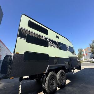 teardrop camper Best Trailer Camper RV Motorhomes Caravan off Road Family Camping Mini Trailer <b>Small</b> for sale - Product Image 2