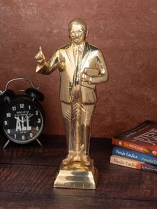 Estatua de Latón del Dr. Bhimrao Ambedkar, 12 Pulgadas de Altura, Decoración Dorada para el Hogar, Estilo Moderno - Product Image 2