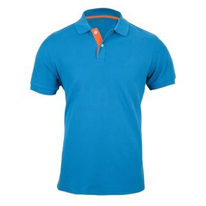 Polo de manga corta para hombre, camiseta informal de punto, 100% algodón, bajo precio, venta al por mayor, diseño personalizado, OEM - Product Image 1