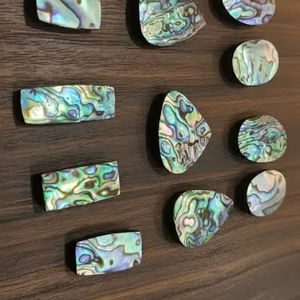 Piedra de Concha de Abulón Natural de Alta Calidad, Gema Suelta en Forma Mixta Pulida para Sanación, 20% de Descuento y Regalo de Año Nuevo - Product Image 2