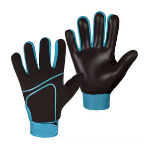 Guantes Deportivos Personalizados Antideslizantes, Diseño de Fútbol Americano, de Silicona, de Cuero de Vaca - Product Image 1