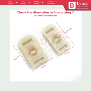 Soporte de Montaje para Riel de Cristal de Elevalunas BWR5032 con Clips para Ventanillas de Clase C W203 S203 CL203 CLC 2037200114 - Product Image 6