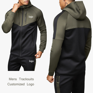 Ensemble de survêtement personnalisé pour hommes Ensemble sweat à capuche et pantalon de survêtement en coton avec fermeture éclair Ensemble surdimensionné vintage à capuche délavé à l'acide - Product Image 4