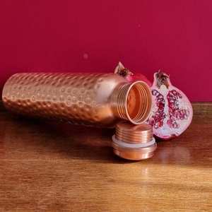 Top Selling Black Copper <b>Water</b> <b>Bottle</b> Exporter India Premium Quality Metal Drinkware Manufacturer - Product Image 3