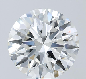 H สี VVS2ความคมชัด5.00 ct. เพชรทรงกลมโตจากห้องปฏิบัติการ CVD พร้อมด้วยใบรับรอง IGI สำหรับทำเครื่องประดับ - Product Image 1