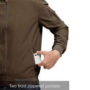 Men's <b>Vintage</b> Coats Stand Windproof Puffer Jacket Zipper Moto Varsity Baseball Casual <b>Vintage</b> <b>Windbreaker</b> for Motorcycle Riding - Product Image 6