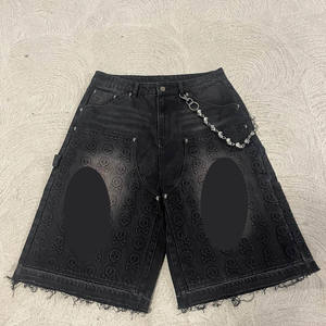 Mens denim <b>jeans</b> shorts casual summer wear durable <b>soft</b> stretch fit classic design stylish streetwear comfortable daily fashion - Product Image 2