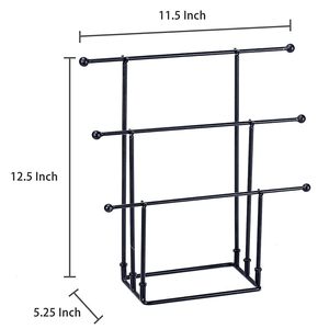 Fabricant de confiance Cintre pour bijoux en fer avec design à défilement idéal pour les intérieurs de maison à thème rétro et les écrans élégants - Product Image 2