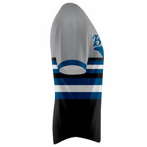 Camiseta de Béisbol Sublimada Personalizable de Alta Calidad, 100% Poliéster, Cuello en V, Transpirable, con Botones y Logotipo Personalizado - Product Image 2