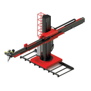 Real 6*6 Column Telescopic Boom <b>Welding</b> <b>Positioner</b> Fixed to the Ground - Product Image 1