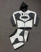 Offre Spéciale survêtement deux pièces pour hommes ensemble coupe-vent Logo personnalisé imprimé Noly Joggers pantalon technique respirante