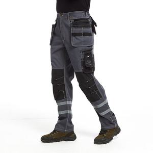 Wholesale Custom Logo Printed Multi Pockets <b>Work</b> Pants for Mens Men Reflective Hi Vis Workwear <b>Trousers</b> Safety <b>Work</b> <b>Trousers</b> - Product Image 4