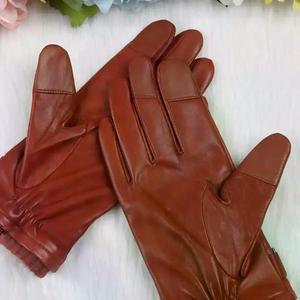 Nouveauté, style tendance, mitaines de luxe, gants d'hiver, poignets en fourrure de renard, gants en cuir d'agneau d'hiver pour l'extérieur avec logo personnalisé - Product Image 6
